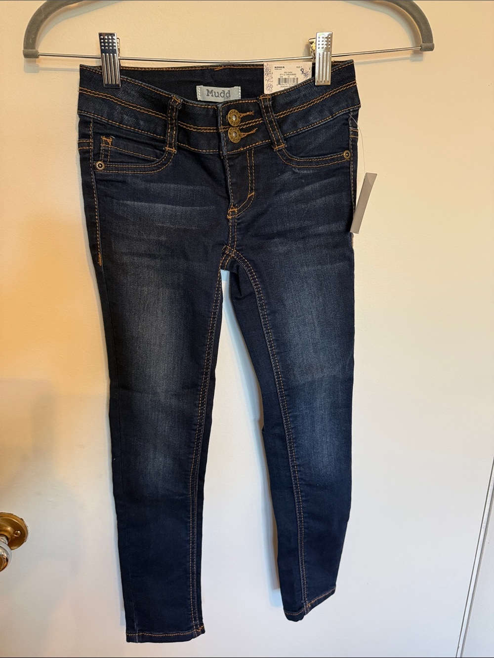Mudd Girls Dark Indigo Skinny Jeans